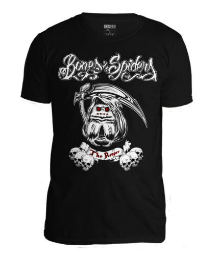 Bones & Spiders - The Reaper - Wolf Spider - T-Shirt - Spinnen Biker