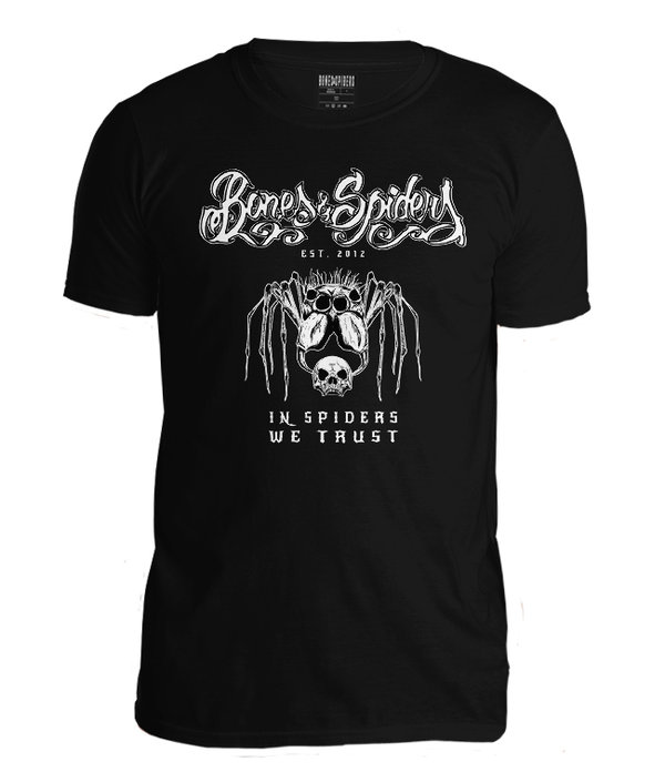Bones & Spiders - Jumping Spider Skeleton - T-Shirt