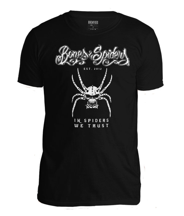 Bones & Spiders - Spider Skull - T-Shirt
